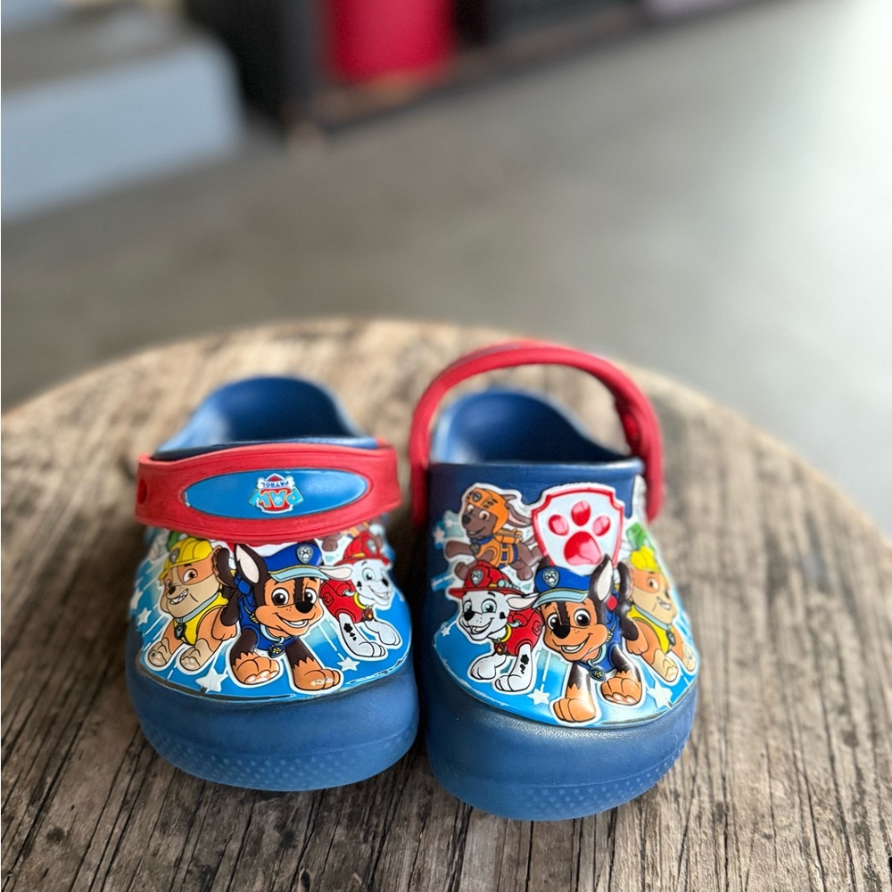 Paw Patrol Blue and Red Kids Slippers